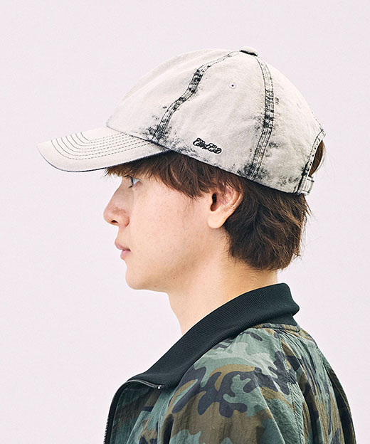 モデル頭囲：54.5cm 着用サイズ：ONESIZE