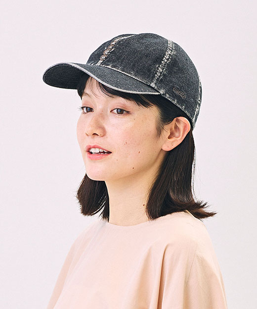 モデル頭囲：56cm 着用サイズ：ONESIZE