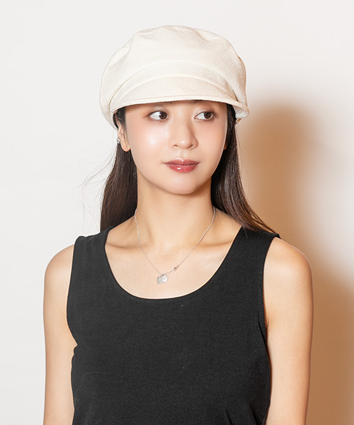 モデル頭囲：56cm 着用サイズ：ONESIZE