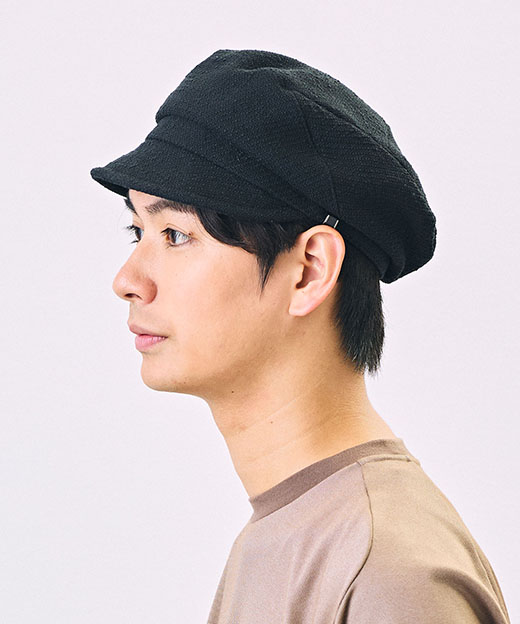 モデル頭囲：58cm 着用サイズ：ONESIZE