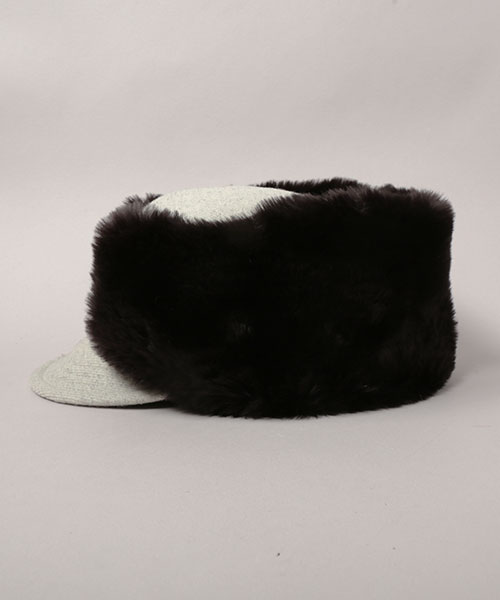 WINTER FUR CAP BLACK ONESIZE