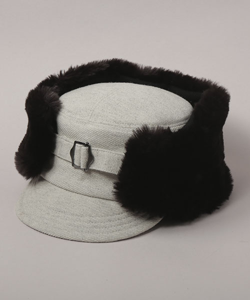 WINTER FUR CAP BLACK ONESIZE