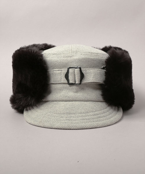WINTER FUR CAP BLACK ONESIZE