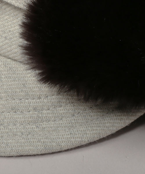 WINTER FUR CAP BLACK ONESIZE