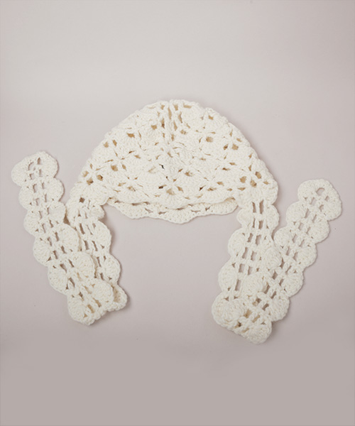 CROCHET HAT BLUE ONESIZE