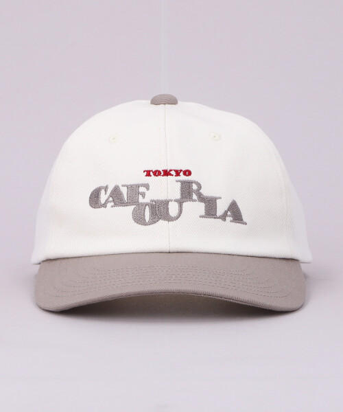 COTTON TWILL CAP NATURAL x GRAY ONESIZE
