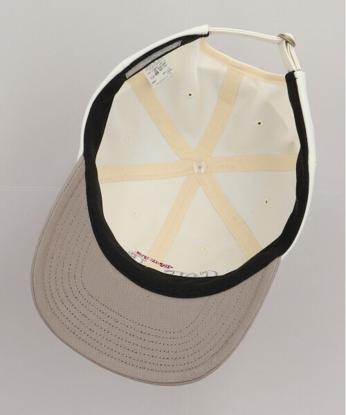 COTTON TWILL CAP NATURAL x GRAY ONESIZE