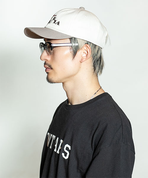 モデル頭囲：58.5cm 着用サイズ：ONESIZE