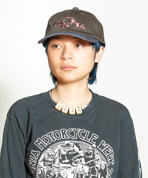 モデル頭囲：54cm 着用サイズ：ONESIZE