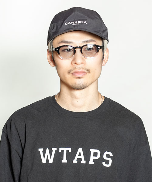 モデル頭囲：58.5cm 着用サイズ：ONESIZE