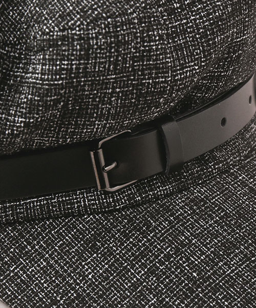 BELLO CASQUETTE BLACK x WHITE ONESIZE