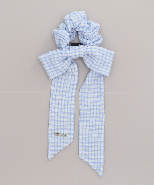 HK SHYU RIBBON WHITE x BLUE ONESIZE