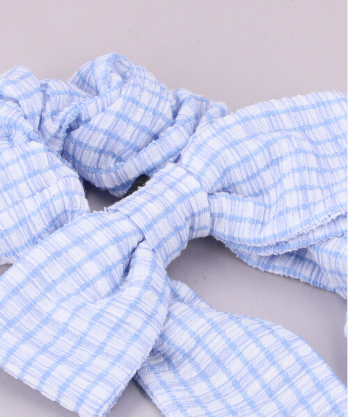 HK SHYU RIBBON WHITE x BLUE ONESIZE
