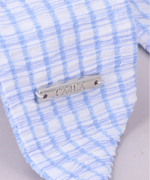 HK SHYU RIBBON WHITE x BLUE ONESIZE