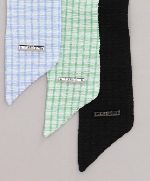 HK SHYU RIBBON WHITE x BLUE ONESIZE