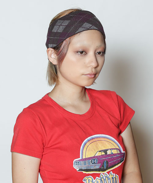 モデル頭囲：54cm 着用サイズ：ONESIZE