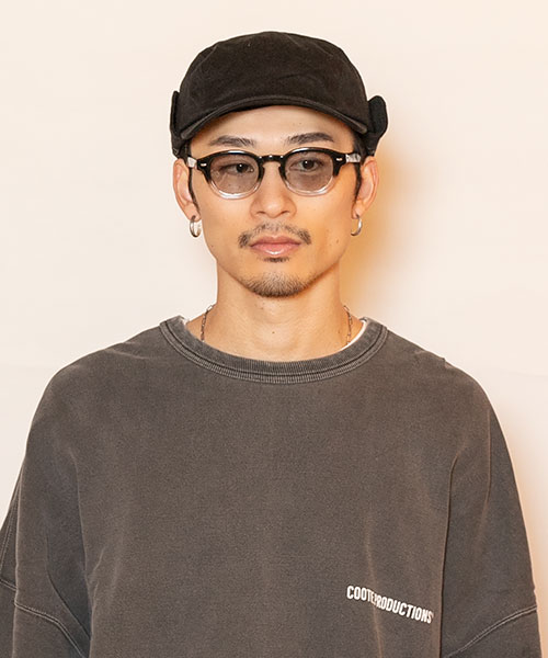 BLACK モデル頭囲：58.5cm