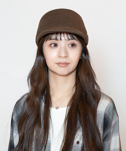 モデル頭囲：56cm 着用サイズ：ONESIZE