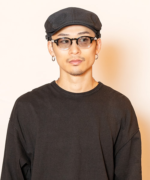 BLACK モデル頭囲：58.5cm