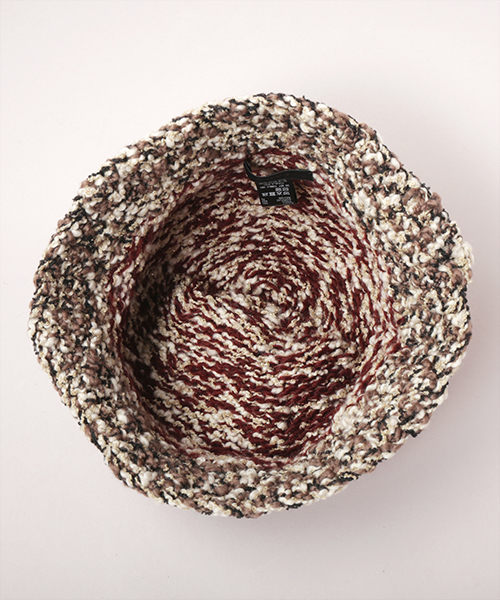 KNIT METRO HAT WINE RED ONESIZE