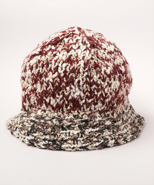 KNIT METRO HAT WINE RED ONESIZE