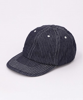STRIPED DENIM CAP