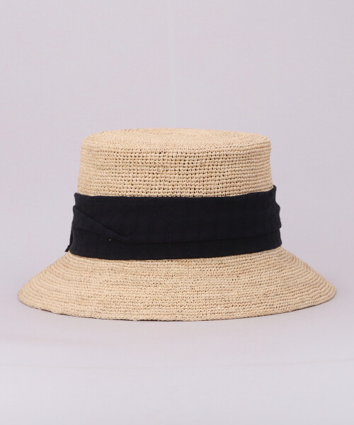 PINKNI HAT NATURAL x BLACK ONESIZE