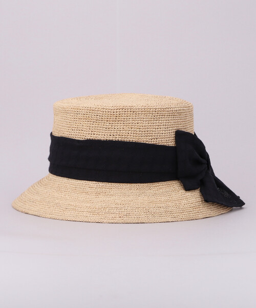 PINKNI HAT NATURAL x BLACK ONESIZE