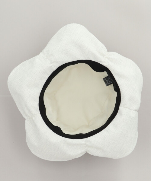 HK CRUSH SHIRRING HAT WHITE ONESIZE