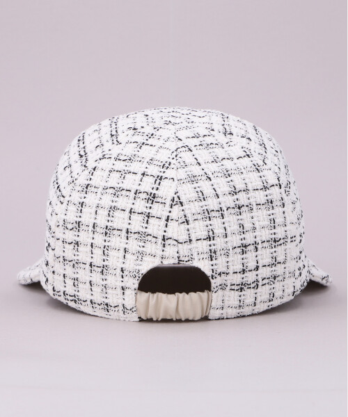 TWEED CAP WHITE ONESIZE