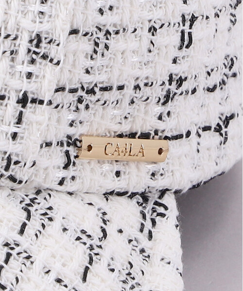 TWEED CAP WHITE ONESIZE
