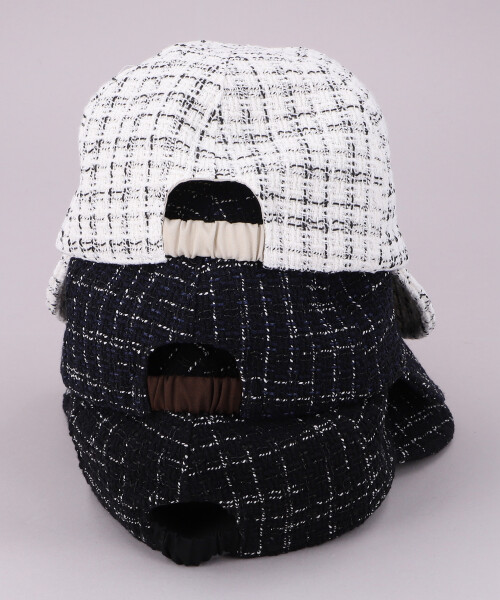 TWEED CAP WHITE ONESIZE