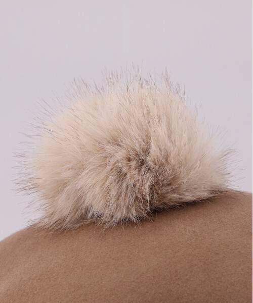 PON PON BERET BEIGE ONESIZE