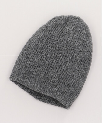CASHMERE RIB S(ONESIZE CHARCOAL GRAY): ニットキャップ｜帽子通販 