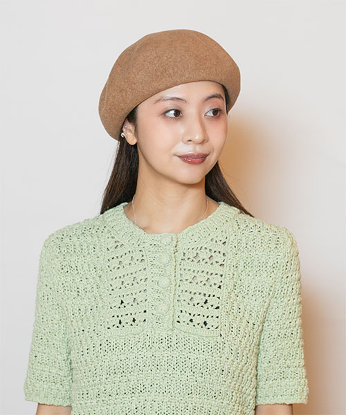 モデル頭囲：56cm 着用サイズ：ONESIZE