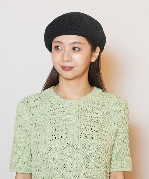 モデル頭囲：56cm 着用サイズ：ONESIZE