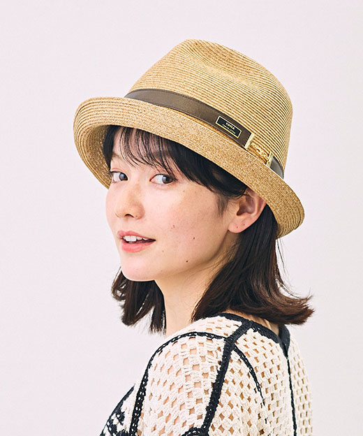 モデル頭囲：56cm 着用サイズ：ONESIZE