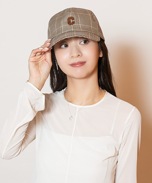 モデル頭囲：56cm 着用サイズ：ONESIZE