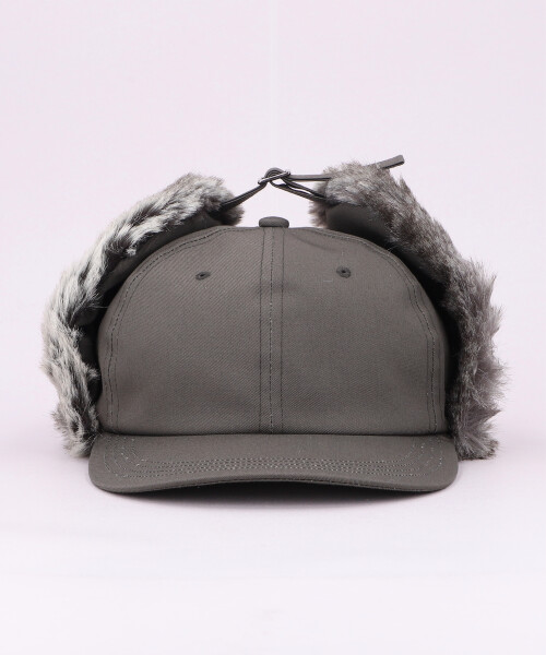 FLAPCAP PCFUR BLACK ONESIZE