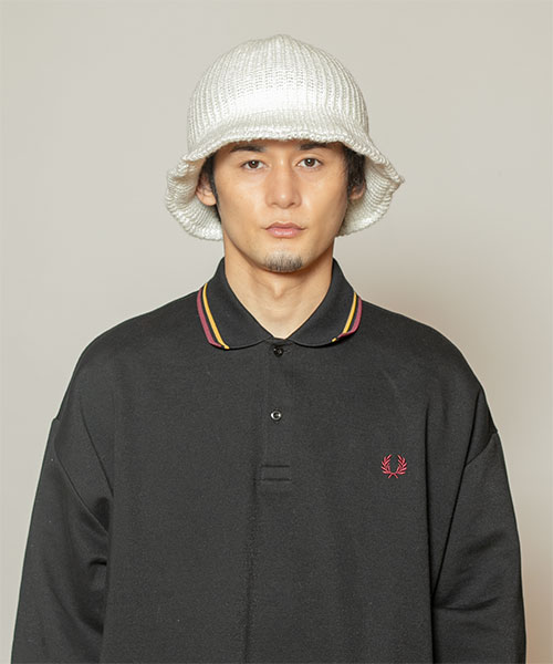 モデル頭囲：58cm 着用サイズ：ONESIZE