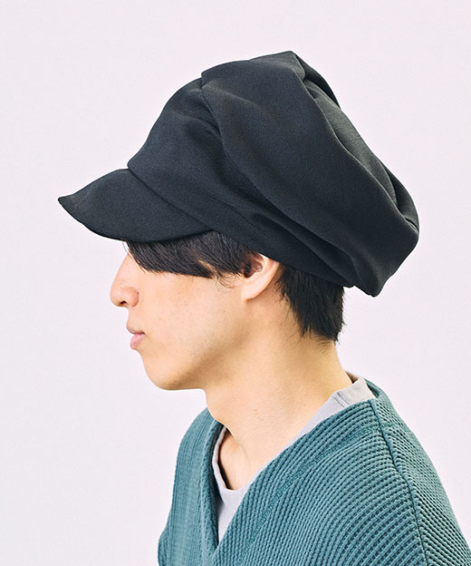 モデル頭囲：58cm 着用サイズ：ONESIZE