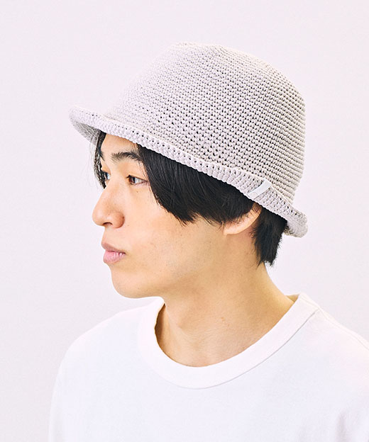 モデル頭囲：58cm 着用サイズ：ONESIZE