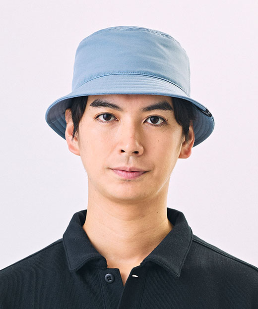モデル頭囲：58cm 着用サイズ：ONESIZE