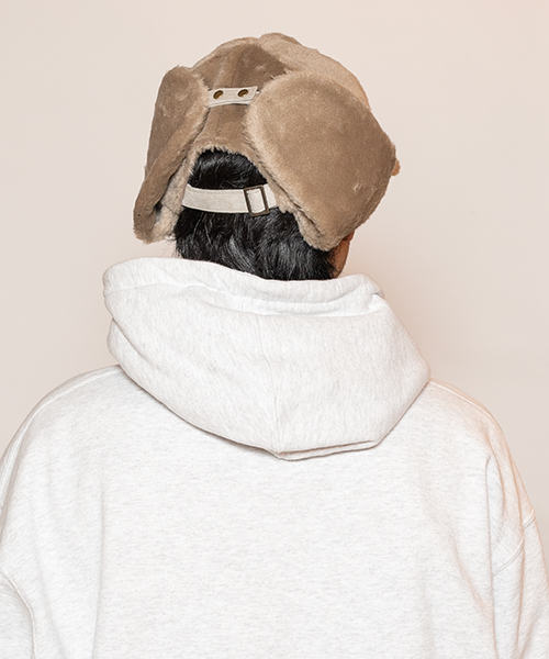 モデル頭囲：58cm 着用サイズ：ONESIZE