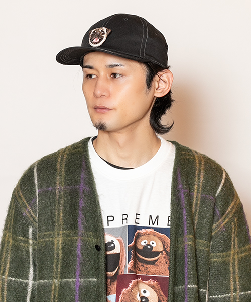 モデル頭囲：58cm 着用サイズ：ONESIZE