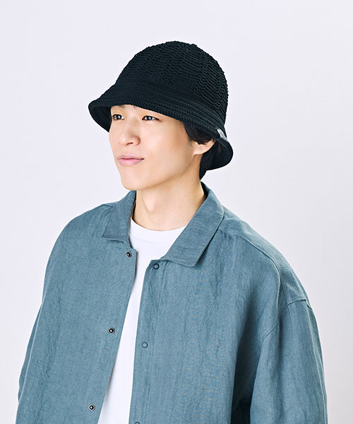 モデル頭囲：58cm 着用サイズ：ONESIZE