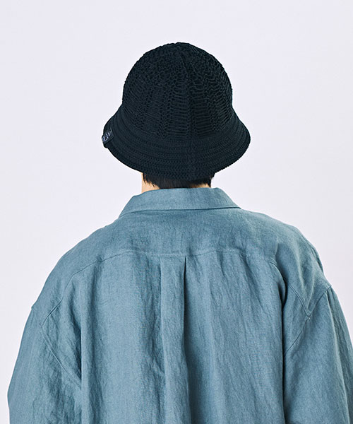 モデル頭囲：58cm 着用サイズ：ONESIZE