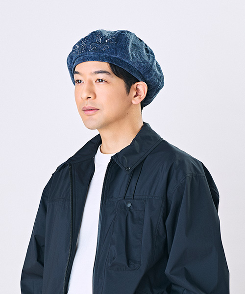 モデル頭囲：56cm 着用サイズ：ONESIZE