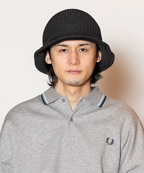 モデル頭囲：58cm 着用サイズ：ONESIZE