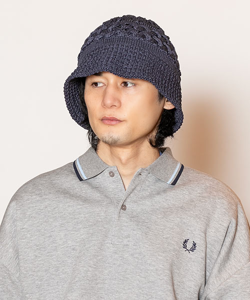 モデル頭囲：58cm 着用サイズ：ONESIZE